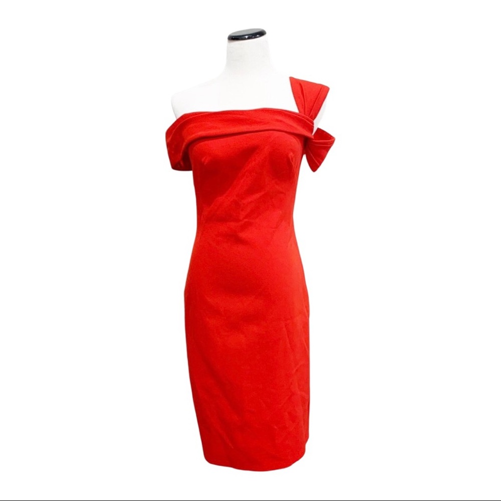 Social Occasions By Mon Cheri Red Cocktail Dress